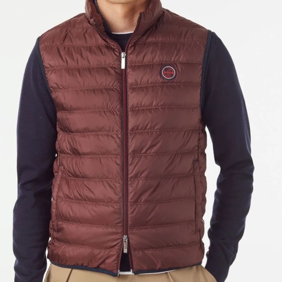 CH Carolina Herrera Reversible Quilted Nylon Down Vest Sz Medium - Picture 1 of 11